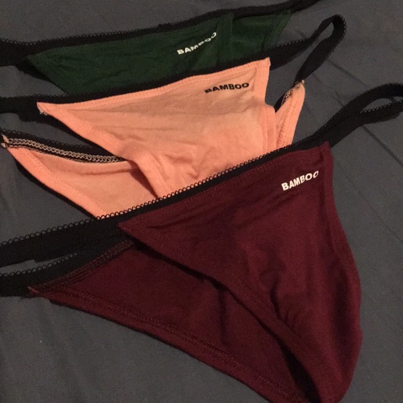 3 NWOT Bamboo ethical and su stainable panties - Picture 2 of 3